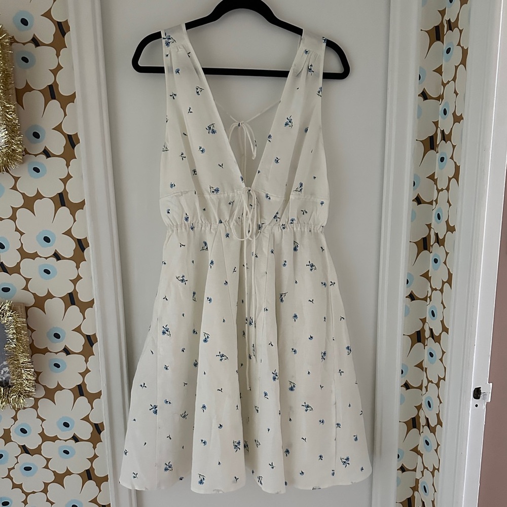 Floral Linen Dress